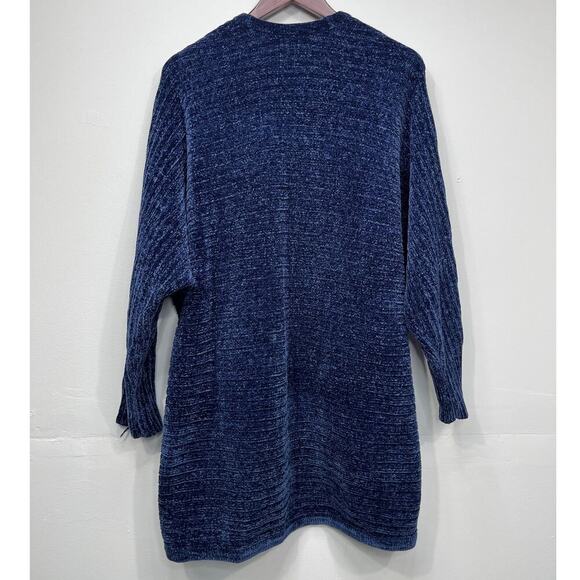 Torrid Chenille Cocoon Open Front Ribbed Sweater / Size-1 - Picture 5 of 14